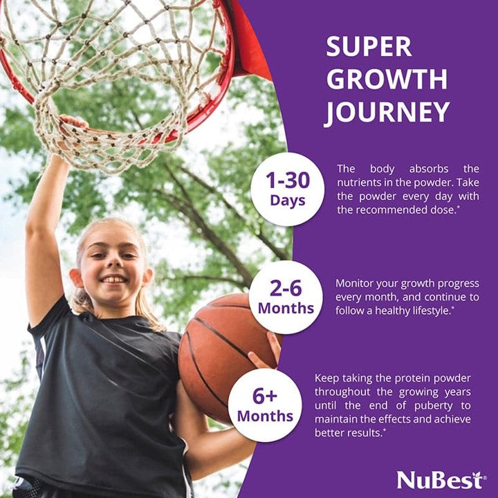 Nubest Tall Proteína Crecimiento para Niños Y Adolescentes