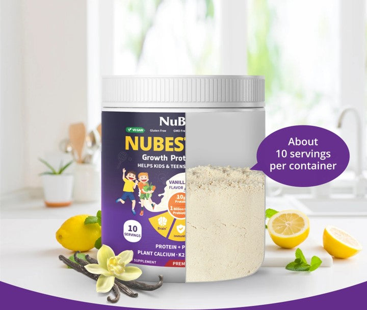 Nubest Tall Proteína Crecimiento para Niños Y Adolescentes