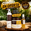 Combo Karseell en oferta con shampoo 500 ml, mascarilla de colágeno 500 ml y aceite capilar 50 ml para una rutina completa de cuidado, hidratación y suavidad del cabello.