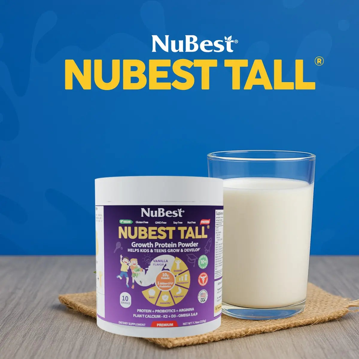 NuBest Tall Proteína Crecimiento para Niños y Adolescentes