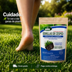 Semillas de Césped Fuerte FertiLab 100g | Mezcla Sol y Sombra | Alta Germinación