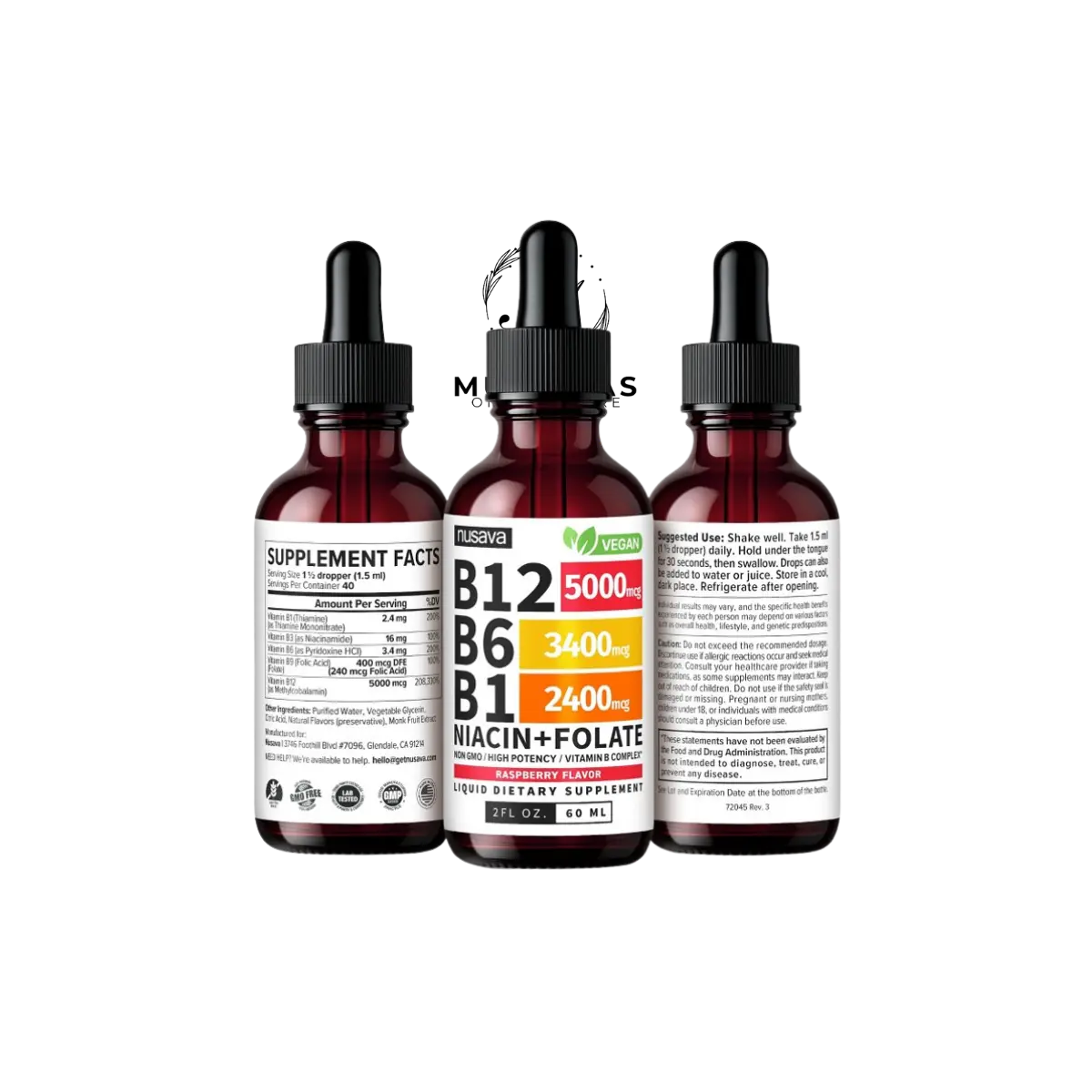 Vitamina B Complejo B12 - B6 - B1