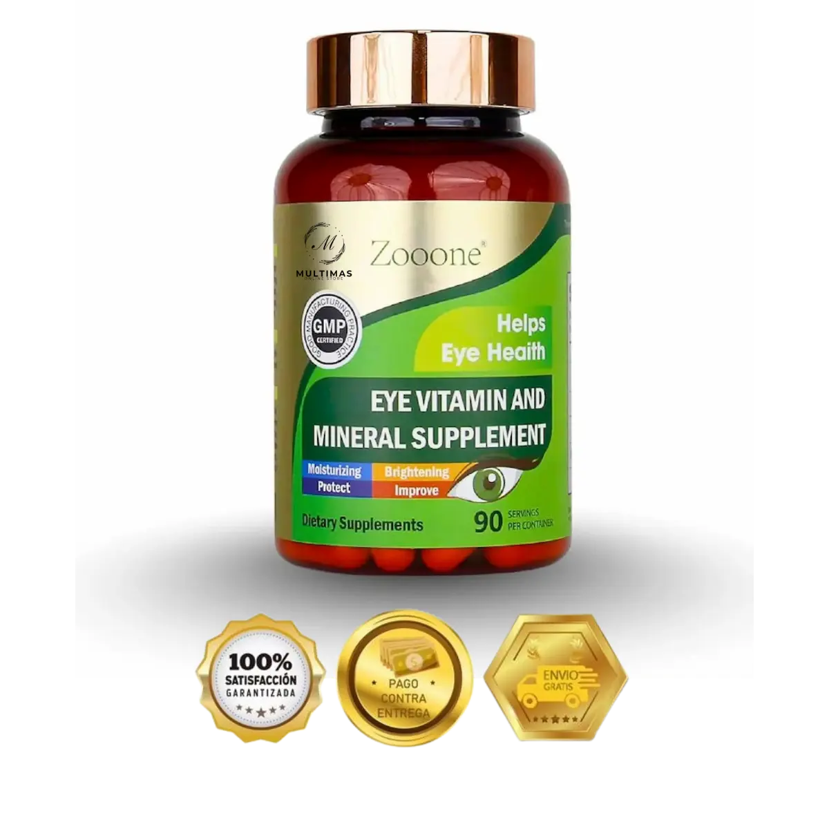 Zooone Luteína y Zeaxantina - Suplemento Vitamínico para la Salud Ocular